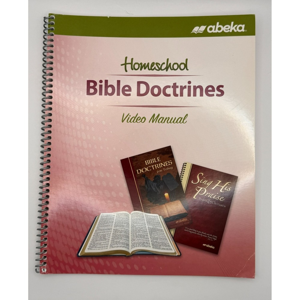 Abeka Bible Doctrines for Today 3rd Ed Text Quiz Test Key Video Manual Set